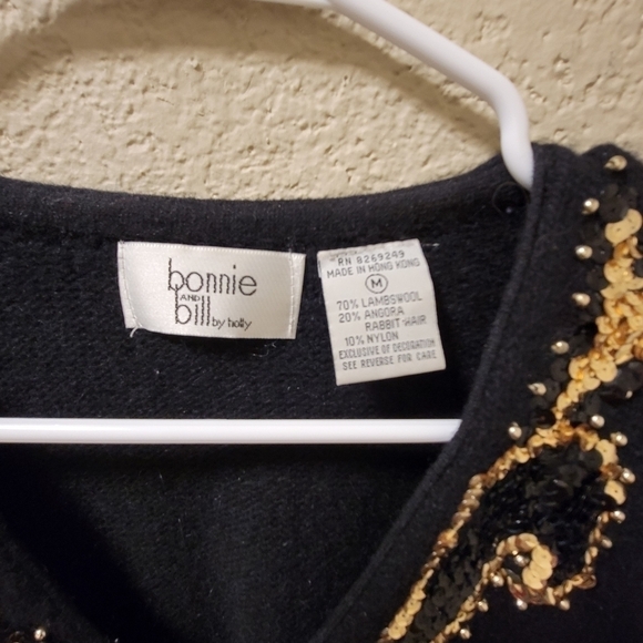 Bonnie and Bill by Holly Sweater lambs wool and angora rabbit - Picture 3 of 4